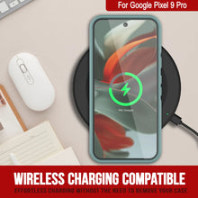 Charger l&#39;image dans la galerie, Punkcase Google Pixel 9 Pro Case, [Spartan 2.0 Series] Couverture lourde robuste claire avec protecteur d&#39;écran intégré [Teal]

