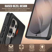 Charger l'image dans la galerie, PunkCase Coque pour Galaxy S26 Ultra [Série Spartan 2.0] Coque transparente robuste et résistante [Noir]
