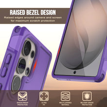 Load image into Gallery viewer, PunkCase Coque pour Galaxy S26 Ultra [Série Spartan 2.0] Coque transparente robuste et résistante [Violet]
