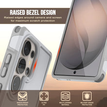 Charger l'image dans la galerie, PunkCase Coque pour Galaxy S26 Ultra [Série Spartan 2.0] Coque transparente robuste et résistante [Blanc]
