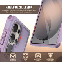 Load image into Gallery viewer, PunkCase Coque pour Galaxy S26 Ultra [Série Spartan 2.0] Coque transparente robuste et résistante [Lilas]
