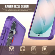 Load image into Gallery viewer, PunkCase Coque pour Galaxy S26 [Série Spartan 2.0] Coque transparente robuste et résistante [Violet]
