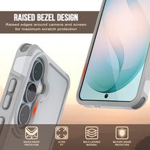 Load image into Gallery viewer, PunkCase Coque pour Galaxy S26 [Série Spartan 2.0] Coque transparente robuste et résistante [Blanc]
