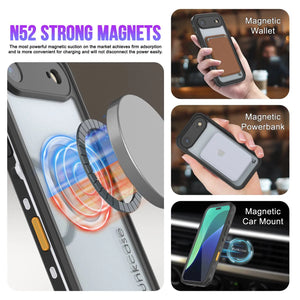 Étui IP68 imperméable d'iPhone 17, Punkcase [Clear] [série StudStar] [Slim Fit] [Dirtoproof]