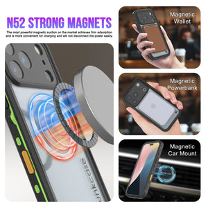 Étui IP68 imperméable iPhone 17 Pro Max, Punkcase [vert clair] [série StudStar] [Slim Fit] [Dirtoproof]