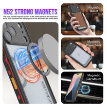 Load image into Gallery viewer, Étui IP68 imperméable iPhone 17 Pro, Punkcase [Red] [série StudStar] [Slim Fit]
