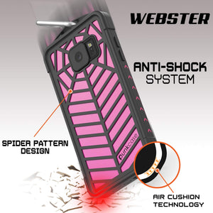 Étui étanche pour Galaxy Note FE, série WEBSTER de Punkcase, rose | Étui de protection robuste