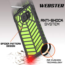 Load image into Gallery viewer, Étui étanche Galaxy Note FE, série Punkcase WEBSTER, vert clair | Coque de protection robuste
