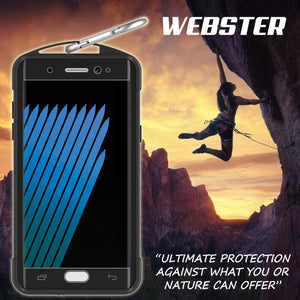 Étui étanche pour Galaxy Note FE, série WEBSTER de Punkcase, rose | Étui de protection robuste