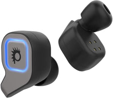 Charger l'image dans la galerie, PunkBuds 2.0 True Wireless Earbuds, Mini Bluetooth Headphones W/ Charging Case &amp; Built-In Noise Cancelling Mic. [Black] 
