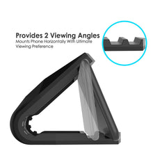 Load image into Gallery viewer, Provides 2 Viewing Angles Mounts Phone Horizontally With Ultimate Viewing Preference (Color in image: Blue)

