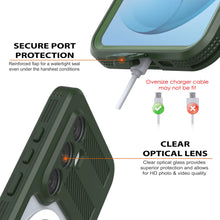Load image into Gallery viewer, Coque étanche pour Galaxy S26+ Plus [Série Alpine 2.0] [Slim Fit] [Certifié IP68] [Antichoc] [Vert]

