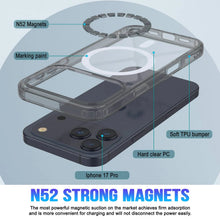 Charger l'image dans la galerie, Punkcase iPhone 17 Pro Magnetic Wireless Charging Case [Clearmag Series] [Silver]
