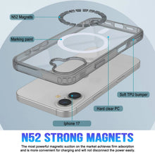Charger l'image dans la galerie, Punkcase iPhone 17 Magnetic Wireless Charging Case [Clearmag Series] [Silver]
