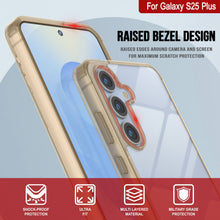 Load image into Gallery viewer, Coque Galaxy S25 Plus [Série Acrylique Transparente] [Antidérapante] Pour Galaxy S25 Plus [Orange]
