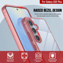 Load image into Gallery viewer, Coque Galaxy S25 Plus [Série Acrylique Transparente] [Antidérapante] Pour Galaxy S25 Plus [Rouge]
