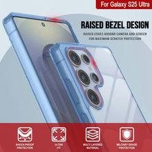 Load image into Gallery viewer, Coque Galaxy S25 Ultra [Série Acrylique Transparente] [Antidérapante] Pour Galaxy S25 Ultra [Bleu]
