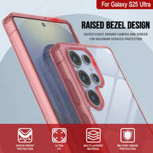 Load image into Gallery viewer, Coque Galaxy S25 Ultra [Série Acrylique Transparente] [Antidérapante] Pour Galaxy S25 Ultra [Rouge]
