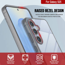 Load image into Gallery viewer, Coque Galaxy S25 [Série Acrylique Transparente] [Antidérapante] Pour Galaxy S25 [Gris]
