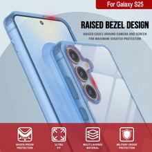 Load image into Gallery viewer, Coque Galaxy S25 [Série Acrylique Transparente] [Antidérapante] Pour Galaxy S25 [Bleu]
