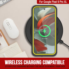 Charger l&#39;image dans la galerie, Google Pixel 9 Pro XL Boîtier imperméable, punkcase [Series Extreme] Couvercle d&#39;armure avec protecteur d&#39;écran intégré [jaune]
