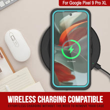 Load image into Gallery viewer, Google Pixel 9 Pro XL Basofroofing Base, Punkcase [Extreme Series] Couvercle d&#39;armure avec protecteur d&#39;écran intégré [Teal]
