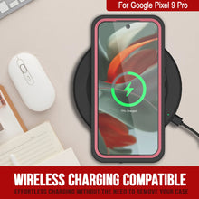 Charger l&#39;image dans la galerie, Google Pixel 9 Pro étanche propice, punkcase [Série Extreme] Couvercle d&#39;armure avec protecteur d&#39;écran intégré [rose]

