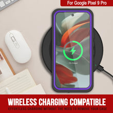 Charger l&#39;image dans la galerie, Google Pixel 9 Pro étanche propice, punkcase [Série Extreme] Couverture d&#39;armure avec protecteur d&#39;écran intégré [Purple]
