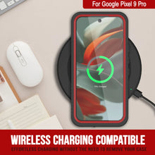 Charger l&#39;image dans la galerie, Google Pixel 9 Pro étanche Basage, Punkcase [Série Extreme] Couverture d&#39;armure avec protecteur d&#39;écran intégré [rouge]
