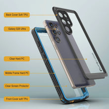 Load image into Gallery viewer, Coque étanche/antichoc pour Galaxy S25 Ultra [Série Extreme] avec protection d'écran [Bleu clair]
