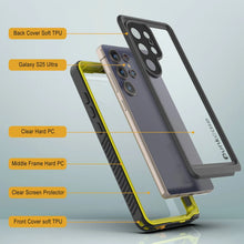 Load image into Gallery viewer, Coque étanche/résistante aux chocs pour Galaxy S25 Ultra [Série Extreme] avec protection d'écran [Jaune]
