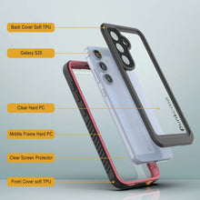 Load image into Gallery viewer, Coque étanche/antichoc pour Galaxy S25 [Série Extreme] avec protection d'écran [Rose]
