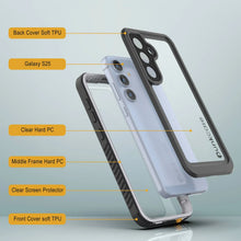 Load image into Gallery viewer, Coque étanche/antichoc pour Galaxy S25 [Série Extreme] avec protection d'écran [Blanc]
