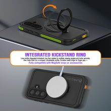 Load image into Gallery viewer, Coque étanche pour Galaxy S26 Plus [Série Kickstud 2.0] Housse de protection IP68 avec protecteur d'écran et béquille [Vert]
