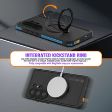 Load image into Gallery viewer, Coque ultra étanche pour Galaxy S26 [Série Kickstud 2.0] Housse de protection IP68 avec protection d'écran et béquille [Bleu]
