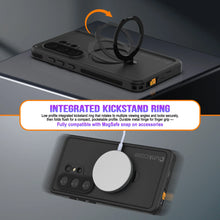 Load image into Gallery viewer, Coque ultra étanche pour Galaxy S26 [Série Kickstud 2.0] Housse de protection IP68 avec protection d'écran et béquille [Noir]
