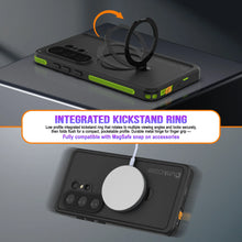 Load image into Gallery viewer, Coque ultra étanche pour Galaxy S26 [Série Kickstud 2.0] Housse de protection IP68 avec protection d'écran et béquille [Vert]
