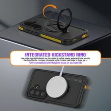 Load image into Gallery viewer, Coque étanche pour Galaxy S26 [Série Kickstud 2.0] Housse de protection IP68 avec protection d'écran et béquille [Jaune]
