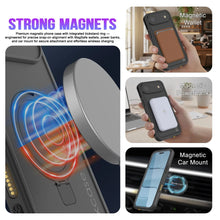 Charger l&#39;image dans la galerie, Coque étanche pour iPhone 17 Air [Série Kickstud 2.0] Housse de protection IP68 avec protecteur d&#39;écran et béquille [Gris]
