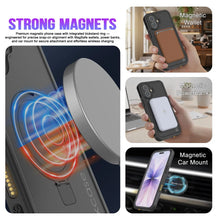 Charger l&#39;image dans la galerie, Coque étanche pour iPhone 17 [Série Kickstud 2.0] Housse de protection IP68 avec protecteur d&#39;écran et béquille [Blanc]
