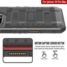 Charger l&#39;image dans la galerie, iPhone 16 Pro Max Metal Extreme 3.0 Série Aluminium Aluminium Aluminium Case IP68 avec Buillt en protecteur d&#39;écran et kickstand [Silver]
