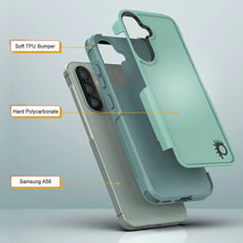 Charger l&#39;image dans la galerie, Punkcase Galaxy A56 Case, [Spartan 2.0 Series] Couverture lourde robuste claire [Teal]
