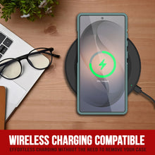 Charger l'image dans la galerie, PunkCase Coque pour Galaxy S26 Ultra [Série Spartan 2.0] Coque transparente robuste et résistante [Bleu sarcelle]
