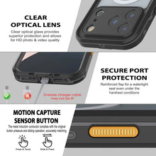 Load image into Gallery viewer, Étui IP68 imperméable iPhone 17 Pro Max, Punkcase [Red] [série StudStar] [Slim Fit]
