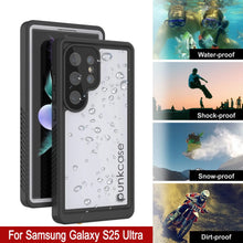 Charger l'image dans la galerie, Galaxy S25 Ultra Imperproof Base, punkcase studstar blanc mince de 6,6 pieds sous-marine IP68 choc / neige
