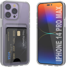 Load image into Gallery viewer, Étui porte-cartes iPhone 14 Pro Max [Série Crystal CardSlot] [Ajustement fin]
