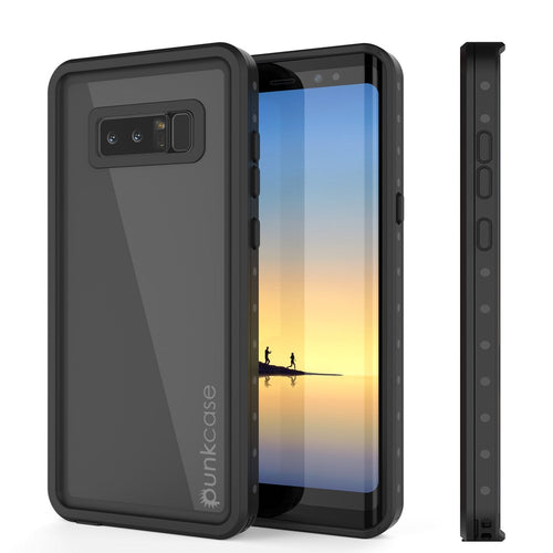 Note 8 Waterproof Case PunkCase StudStar Black Thin 6.6ft Underwater IP68 Shock/Snow Proof (Color in image: black)