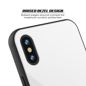 iPhone SE (4.7") Case, Punkcase GlassShield Ultra Thin Protective 9H Full Body Tempered Glass Cover W/ Drop Protection & Non Slip Grip for Apple iPhone 7 / Apple iPhone SE (4.7") (White) 