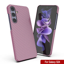 Charger l&#39;image dans la galerie, Case Galaxy S24, Punkcase CarbonShield, Hord Duty &amp; Ultra Thin Cover [Shockproof] [Non Slip] [Pink]
