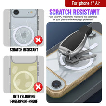 Charger l'image dans la galerie, Punkcase iPhone 17 Air Magnetic Wireless Charging Case [Clearmag Series] [Gold]
